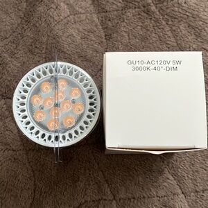 GU10 LED Bulbs – 5W 3000K Warm White – Dimmable – 4 pack